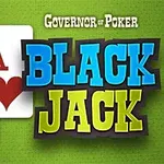 Üzerinde Black Jack yazısı bulunan, bir karo as ve bir maça vale kartının yer aldığı yeşil zemin