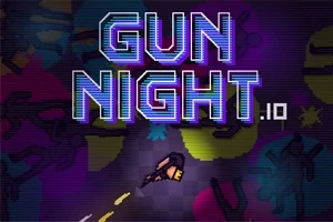 Büyük neon harflerle yazılmış GUN NIGHT