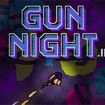 Büyük neon harflerle yazılmış GUN NIGHT