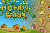 Howdy Farm, çiftlik sebzeleriyle oynanan harika bir eşleştirme oyunu