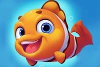 Serin mavi dünyada balık dolu maceralarla eğlenceli Idle Fish oyunu