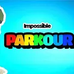 Mavi arka planda sakallı, şapka takan ve kırmızı ceket giyen çizgi film karakteri ile Impossible Parkour yazısı