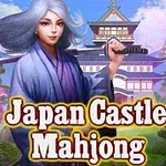 Gri saçlı, kimono giymiş bir kadın elinde kılıç tutuyor, arka planda Japon kalesi ve kiraz çiçekleri yer alıyor
