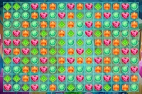 Blitz unsurlarıyla Eşleştirme 3 oyunu