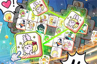Kawaii Friends Yonkoma çizgi romanını toplamak için taşları eşleştir ve