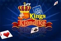 Krallık Klondike için 2 deste ve gizli kartlar ile Klondike Solitaire oyunu
