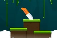 Knife Jump beceri oyunudur ve amacınız bıçağınızı yukarı