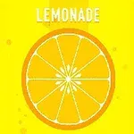 Sarı arka plan üzerinde, ortada bir dilim limon ve üst kısmında Lemonade yazısı bulunuyor