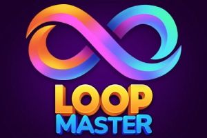 Renkli bir sonsuzluk sembolü ve altında büyük harflerle Loop Master yazısı bulunan görsel