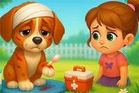 Kayıp yavru köpeği kurtar ve ona bak!