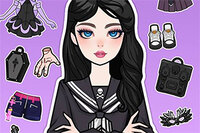 Büyülü görünümler oluştur Magical Diary: Kağıt Kıyafet Giydirme