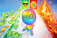 Koş, birleş ve Man Runner 2048de dev bir sayı kahramanına dönüş