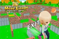 Maze Escape 3D, labirent temalı ücretsiz bir çevrimiçi kaçış oyunu.