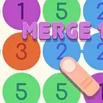 Renkli daireler üzerinde sayılar ve ortada MERGE 13 yazısı ile bir parmak işareti