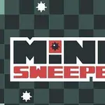 Bir dama tahtası üzerinde MINE SWEEPER yazısı ve yan tarafında sarı bir kutuda 7 sayısı bulunuyor