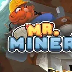 Sarı baretli turuncu sakallı bir madenci ve büyük beyaz MR