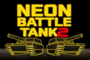 Siyah arka plan üzerinde sarı neon hatlarıyla çizilmiş iki tank ve sarı renkli büyük harflerle yazılmış başlık