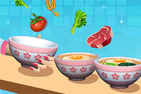 Noodle Stack Runner eğlenceli bir parkur oyunudur