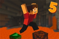 Parkour Block bölümünde Speedrun ve Hardcore modu