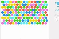 Minimalist tasarıma sahip bir Bubble Shooter oyunu