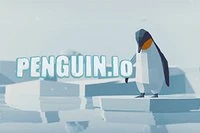 Pengueni kontrol et ve buz platformundan diğer penguenleri itmek için