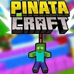 Büyük harflerle PINATA CRAFT yazısı ve altındaki bir zombie karakteri