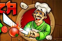 Pizza malzemelerini bir ninja gibi kes, dilimle ve parçala!