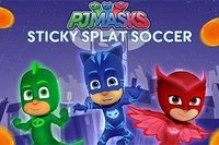 Sticky Splat Soccer, üçlü kahramanların eğlenceli bir oyunu!