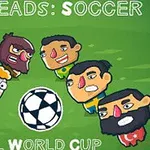Yeşil bir sahada, ortada futbol topu olan ve farklı milletleri temsil eden beş karikatürize karakter