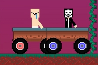 Pro Obunga vs Noob ve Hacker, iki oyuncu için çılgın bir 2D oyun