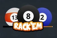 RackEm eğlenceli 2 kişilik online 8 top bilardo oyunu