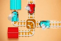 Rail Maze Puzzle, çocuklar ve yetişkinler için klasik bir bulmaca oyunu.