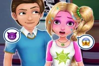 Rapunzel’e film izlerken eğlenmesi için yardım et