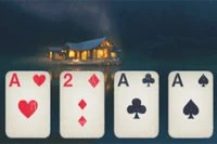 Refuge Solitaire oyununda, dış desteleri ortadaki 8 desteye sıralıyoruz