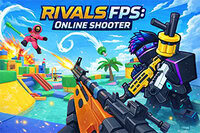 Rivals FPS: Online Shooter hızlı, blok tarzı ve çevrimiçi savaşlı bir