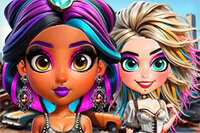 Two brave girls defy boring traditions and create their own style inspired by