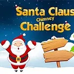 Kar ve çam ağaçlarıyla çevrili bir ortamda, yanında tabelalar bulunan Noel Baba