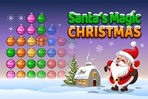 Noel Baba ve karlı bir manzara eşliğinde, renkli Noel süsleriyle dolu bir arka plan