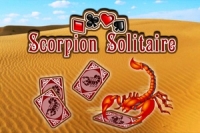 Scorpion Solitairei 3 farklı zorluk derecesinde oyna