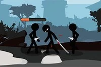 Samuray çubuğunu kontrol et ve tüm düşmanları yok et
