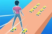 Skate Sky Rollerda bitiş çizgilerine ulaşabilir misin