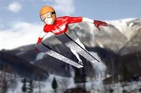 Harika olimpik stil kayakla atlama