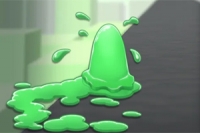 Bir macera boyunca büyümesi gereken bir slime kontrol et