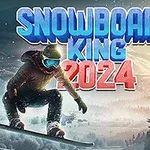 Karlı bir dağ manzarasında snowboard yapan, kask ve gözlük takan bir snowboardcu
