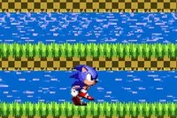 Sonice bu retro temalı oyunda olabildiğince uzağa koşmasına yardım et