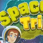 Renkli gezegenler ve bir astronotun bulunduğu uzay temalı çizim