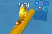 Spiral Roll, vakit geçirmek için uygun rahatlatıcı bir 3D oyun