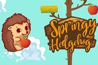 Springy Hedgehog sevimli bir zıplama oyunu
