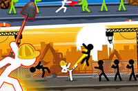 Büyük Stickmen dövüşlerini sever misiniz?