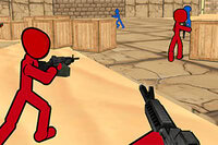 Cesur bir çöp adamı yönlendirebileceğiniz harika FPS oyununu oynayın!